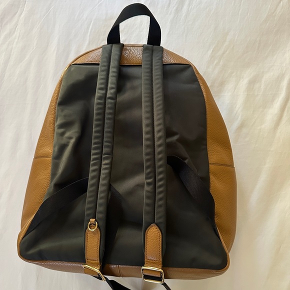 Coach Tan Leather Backpack large main image 5